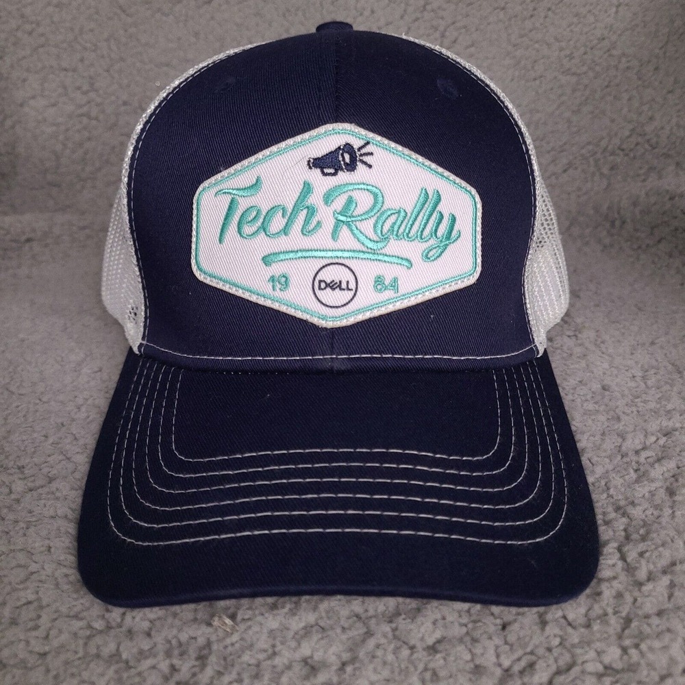 Tech Rally‎ DELL Computers Hat Cap INTEL Mesh Back Adjustable Snap Back